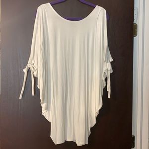 Umgee Cream Jersey Top SizeS (fits like M/L)